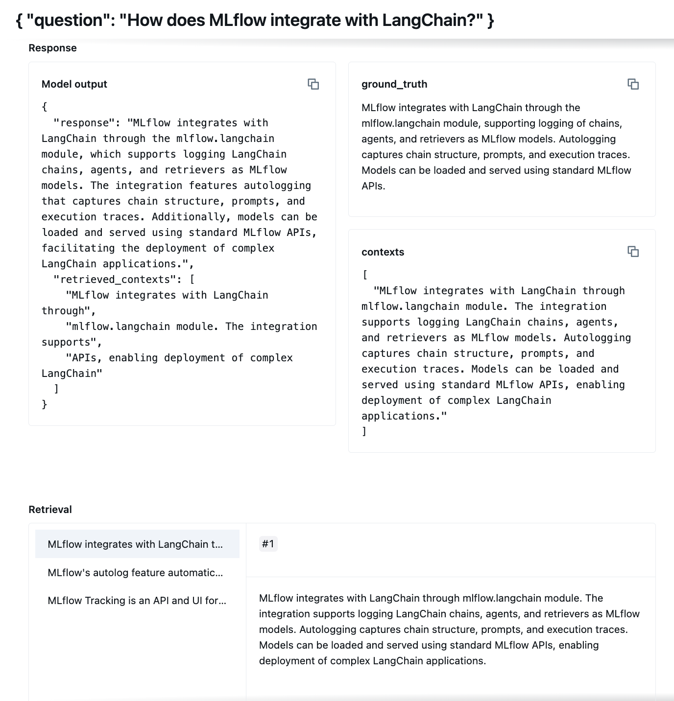 Compare - two pannels